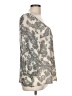 Pendleton 100% Silk Silver 3/4 Sleeve Silk Top Size 10 - photo 4