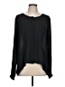 Chelsea28 100% Polyester Black Long Sleeve Blouse Size L - photo 1