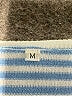 Unbranded 100% Rayon Stripes Blue Pullover Sweater Size M - photo 7