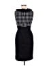 Taylor Houndstooth Black Cocktail Dress Size 6 - photo 2