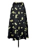 Cara Cara 100% Silk Floral Black Silk Skirt Size 2 - photo 2
