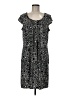 Chadwicks Paisley Black Casual Dress Size 8 - photo 1