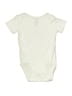 H&M 100% Cotton Solid Ivory Short Sleeve Onesie Size 2T - photo 2
