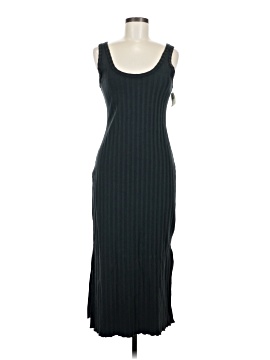 strapless open back dress Button-Down Sleeveless Ribbed Casual Maxi Dress– PromGirl main image 0