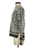 Rebecca Taylor Animal Print Ivory Pullover Sweater Size XS - photo 5