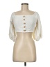 Billabong Ivory 3/4 Sleeve Blouse Size M - photo 1