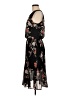 Just Fab 100% Polyester Floral Black Casual Dress Size M - photo 5