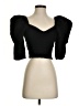 Zara Black Short Sleeve Top Size XS - photo 1
