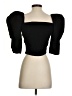 Zara Black Short Sleeve Top Size XS - photo 2