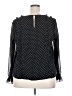 Tommy Hilfiger 100% Polyester Polka Dots Black Long Sleeve Blouse Size XXL - photo 2
