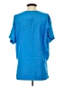 Bebe 100% Polyester Blue Short Sleeve Blouse Size S - photo 2