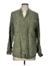 Chico's Green Long Sleeve Button-Down Shirt Size Lg (2) - photo 1