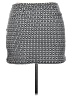 Trulli Polka Dots Damask Black Gray Casual Skirt Size XXL (estimated) - photo 2