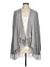 Central Park West Gray Cardigan Size L - photo 1