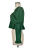 Topshop 100% Polyester Green 3/4 Sleeve Blouse Size 6 - photo 5