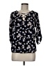 Sienna Sky Black 3/4 Sleeve Blouse Size M - photo 1