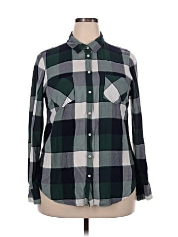 Merona Long Sleeve Button-Down Shirt (view 1)
