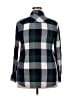 Merona 100% Rayon Plaid Green Long Sleeve Button-Down Shirt Size XXL - photo 2