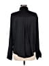 Mi ami 100% Polyester Solid Black Long Sleeve Blouse Size M - photo 2