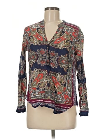 Magazine Long Sleeve Blouse (view 1)