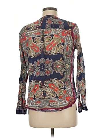 Magazine Long Sleeve Blouse (view 2)