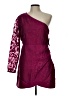 Lulus 100% Polyester Burgundy Cocktail Dress Size L - photo 1