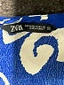 Zara Blue 3/4 Sleeve Blouse Size M - photo 7