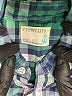 Crewcuts 100% Cotton Plaid Green Long Sleeve Button-Down Shirt Size 6 - 7 - photo 3
