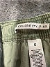 Celebrity Pink 100% Rayon Camo Green Track Pants Size S - photo 7