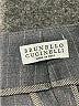 Brunello Cucinelli 100% Virgin Wool Houndstooth Gray Wool Pants Size 14 - photo 7