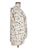 Pleione 100% Polyester Ivory Short Sleeve Blouse Size L - photo 4