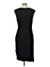 Tahari Solid Black Cocktail Dress Size L - photo 2