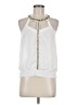 Love Letter 100% Polyester Ivory Sleeveless Blouse Size M - photo 1