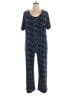 H By Halston Paisley Blue Jumpsuit Size XL - photo 1