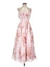 Maison Amory Floral Pink Cocktail Dress Size S - photo 1