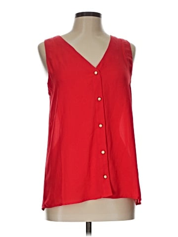 Blue Rain Sleeveless Blouse (view 1)