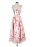 Maison Amory Floral Pink Cocktail Dress Size S - photo 2