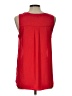 Blue Rain 100% Polyester Red Sleeveless Blouse Size L - photo 2