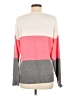 French Connection Color Block Pink Pullover Sweater Size M - photo 2
