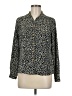 Covington 100% Polyester Animal Print Black Long Sleeve Blouse Size M (petite) - photo 1