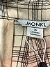 Monki Plaid Ivory Casual Pants Size EU 36 / US 6 - photo 7