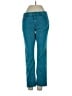 Free People Color Block Teal Jeans Size 26 waist - photo 1