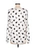 Ann Taylor Ivory Long Sleeve Blouse Size M - photo 2