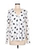 Ann Taylor Ivory Long Sleeve Blouse Size M - photo 1