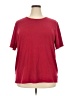 Classic Elements Burgundy Short Sleeve Top Size 2X - photo 1