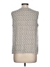 Christopher & Banks 100% Polyester Silver Sleeveless Blouse Size L - photo 2