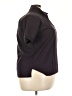 Port Authority Black Short Sleeve Blouse Size 3X - photo 4
