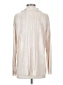 Unbranded 100% Polyester Metallic Ivory Long Sleeve Blouse Size S - photo 2