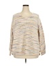Michael Stars Metallic Ivory Pullover Sweater Size 2X - photo 1