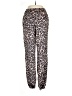 Ekouaer Animal Print Black Casual Pants Size M - photo 1